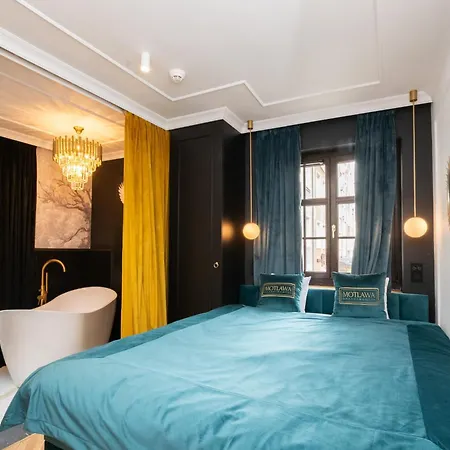 Motlawa - Old Town & River Viev, Fast Wifi Apartment Gdansk